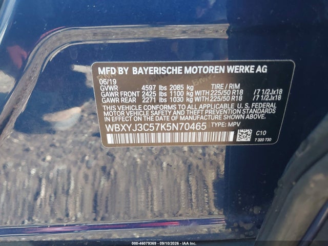 2019 BMW X2 SDRIVE28I 9