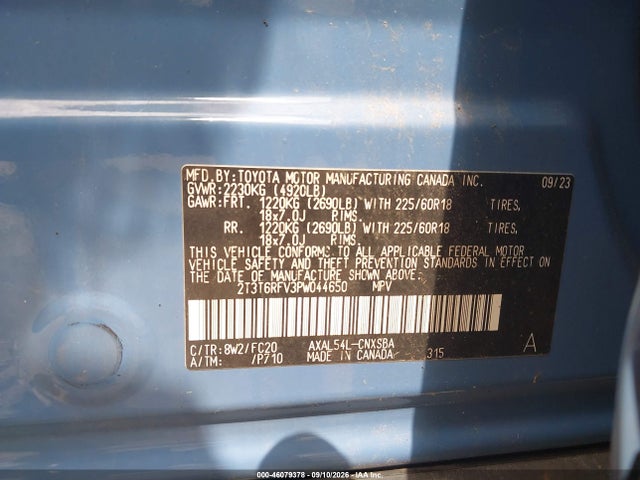 2023 TOYOTA RAV4 HYBRID SE 9
