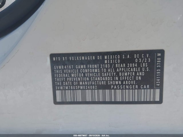 2023 VOLKSWAGEN JETTA 1.5T SE 9