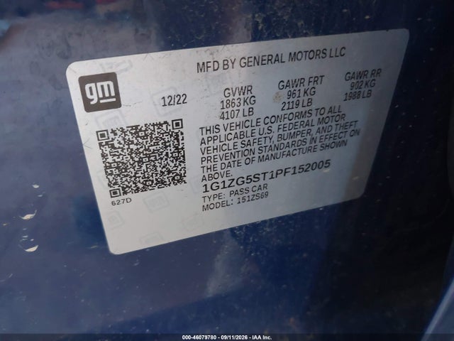 2023 CHEVROLET MALIBU FWD RS 9