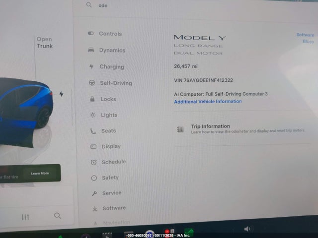 2022 TESLA MODEL Y LONG RANGE DUAL MOTOR ALL-WHEEL DRIVE 7