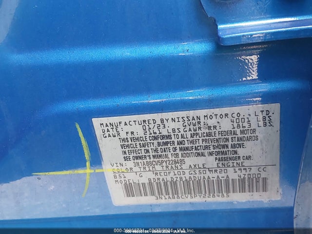 2023 NISSAN SENTRA SV XTRONIC CVT 9