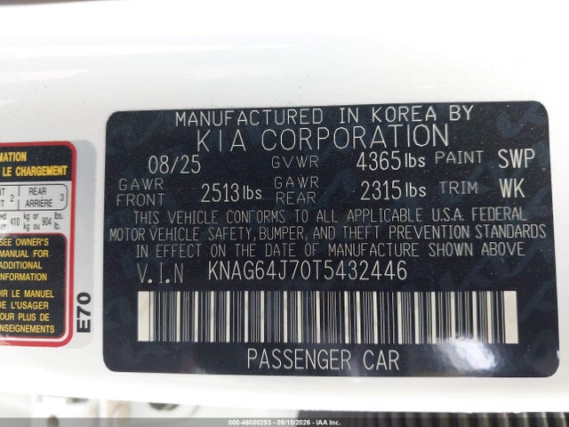 2026 KIA K5 GT-LINE FWD 9