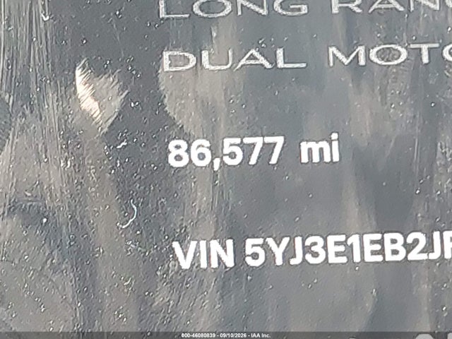 2018 TESLA MODEL 3 LONG RANGE/PERFORMANCE 15