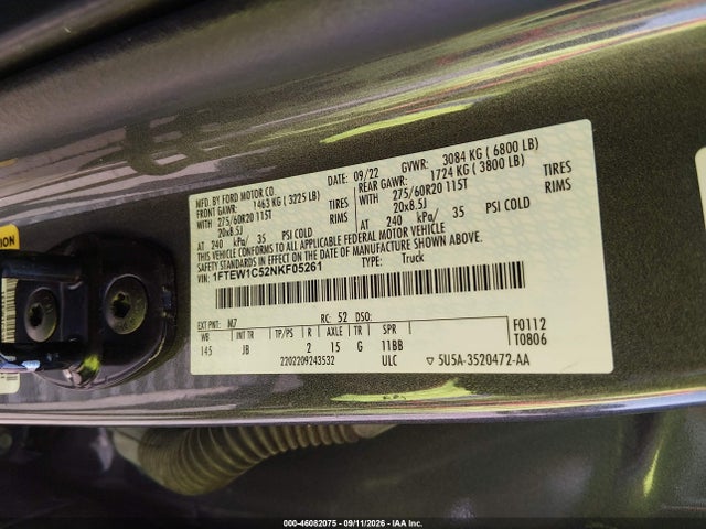 2022 FORD F-150 XL 9