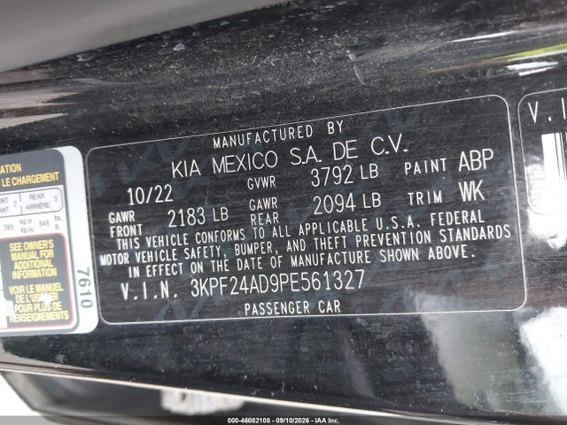 2023 KIA FORTE LXS 9