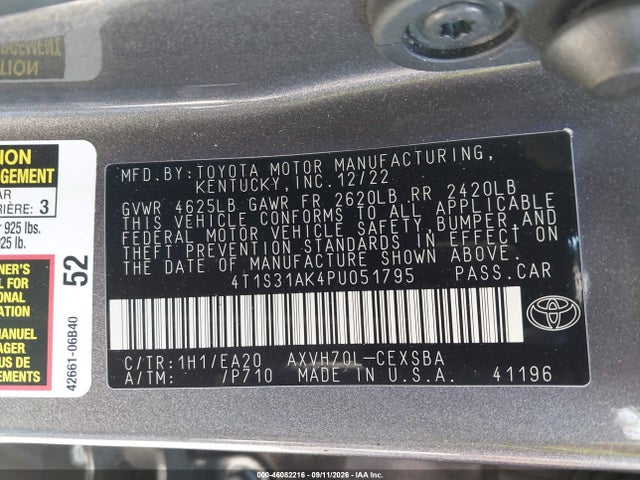 2023 TOYOTA CAMRY SE HYBRID 9