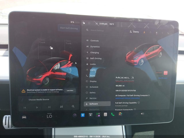 2018 TESLA MODEL 3 LONG RANGE/PERFORMANCE 7