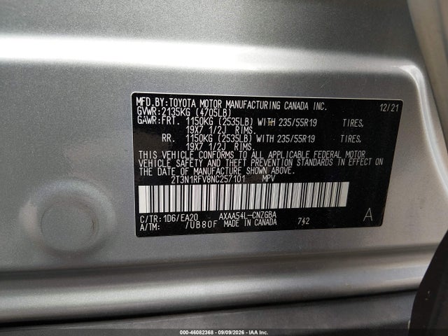 2022 TOYOTA RAV4 LIMITED 9