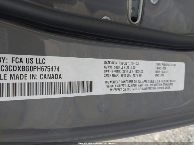 2023 DODGE CHARGER SXT 9