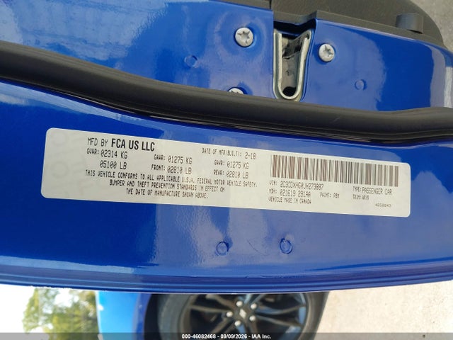 2018 DODGE CHARGER SXT PLUS RWD 9