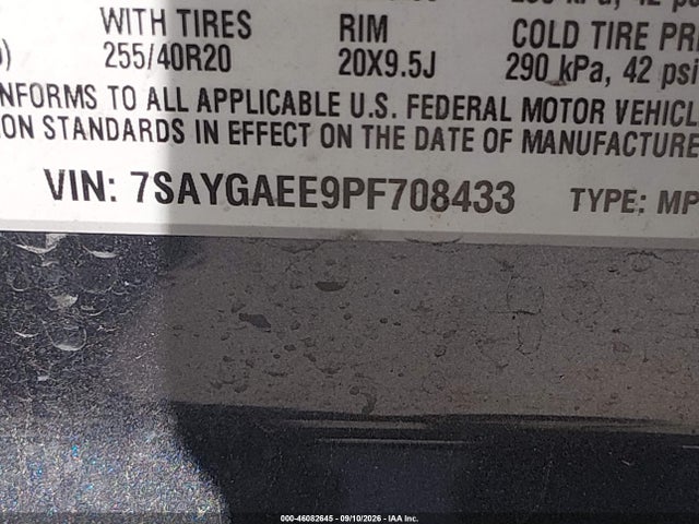 2023 TESLA MODEL Y AWD/LONG RANGE DUAL MOTOR ALL-WHEEL DRIVE 9