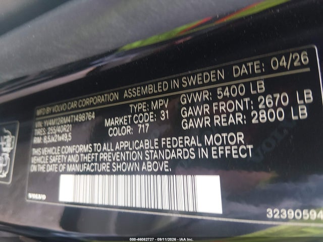 2026 VOLVO XC60 B5 ULTRA 9