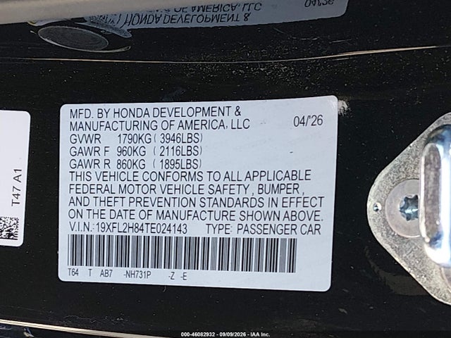 2026 HONDA CIVIC SPORT 9