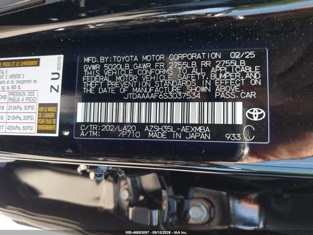2025 TOYOTA CROWN XLE 9