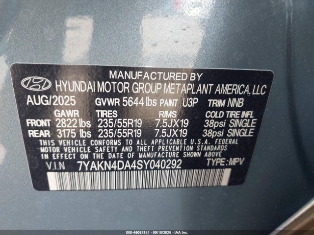 2025 HYUNDAI IONIQ 5 SEL 9