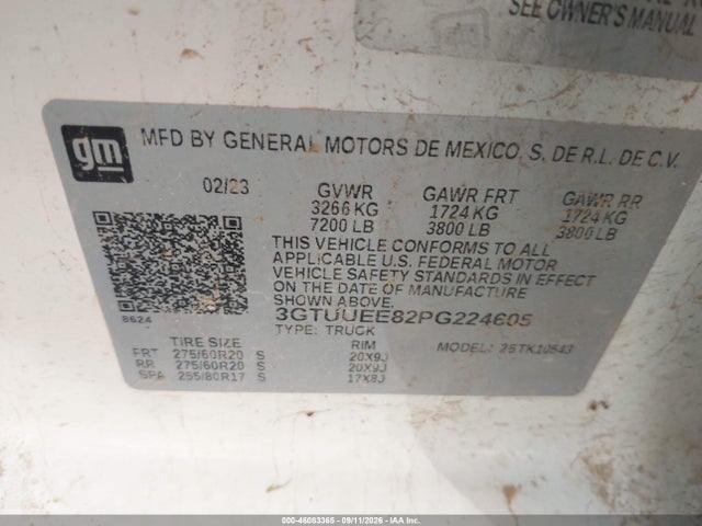 2023 GMC SIERRA 1500 4WD SHORT BOX AT4 9