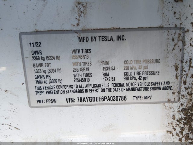 2023 TESLA MODEL Y AWD/LONG RANGE DUAL MOTOR ALL-WHEEL DRIVE 9