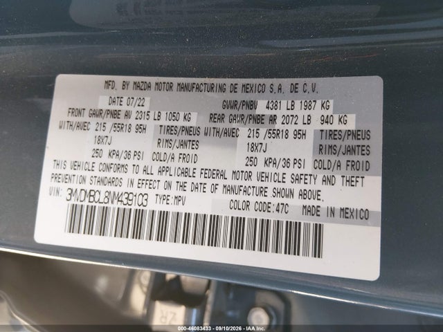 2022 MAZDA CX-30 CARBON EDITION 9