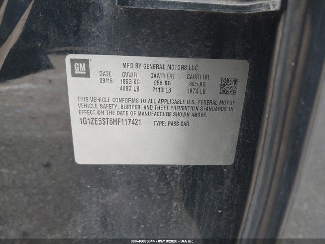 2017 CHEVROLET MALIBU 1LT 9
