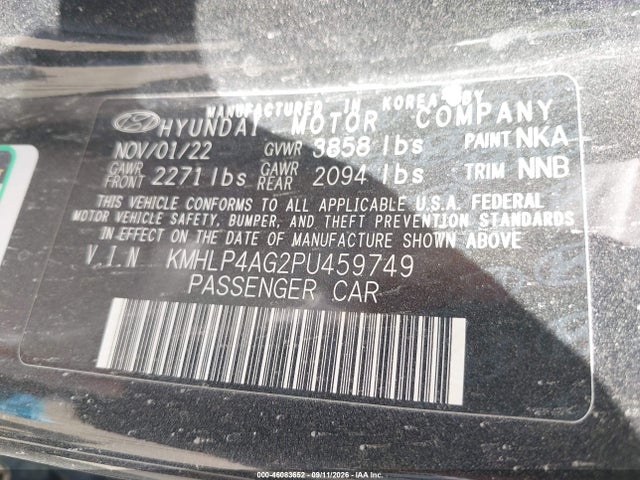 2023 HYUNDAI ELANTRA LIMITED 9
