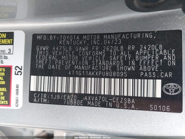 2023 TOYOTA CAMRY SE 9