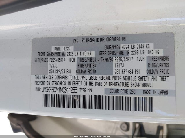 2021 MAZDA CX-5 TOURING 9