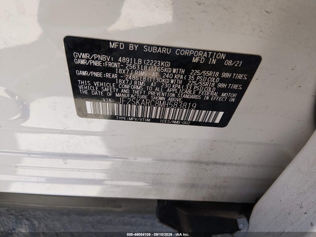 2021 SUBARU FORESTER SPORT 9