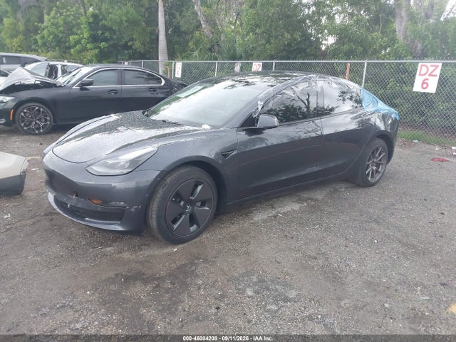 2021 TESLA MODEL 3 STANDARD RANGE PLUS REAR-WHEEL DRIVE 2