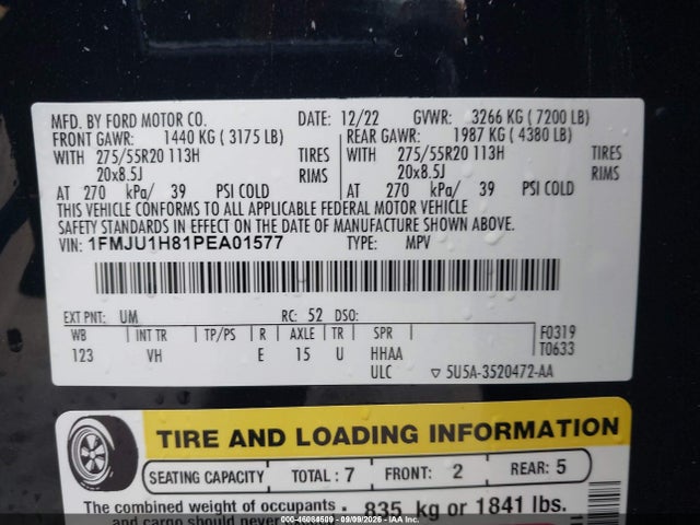 2023 FORD EXPEDITION XLT 9