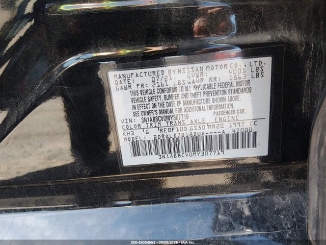2021 NISSAN SENTRA SV XTRONIC CVT 9
