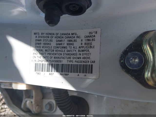 2018 HONDA CIVIC EX 9