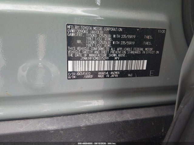 2021 TOYOTA RAV4 XLE PREMIUM 9