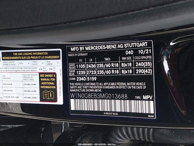2021 MERCEDES-BENZ GLC 300 4MATIC SUV 9