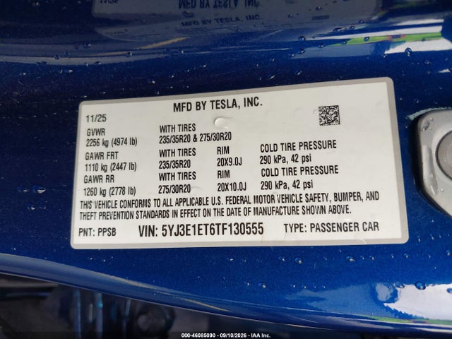 2026 TESLA MODEL 3 PERFORMANCE ALL-WHEEL DRIVE 9