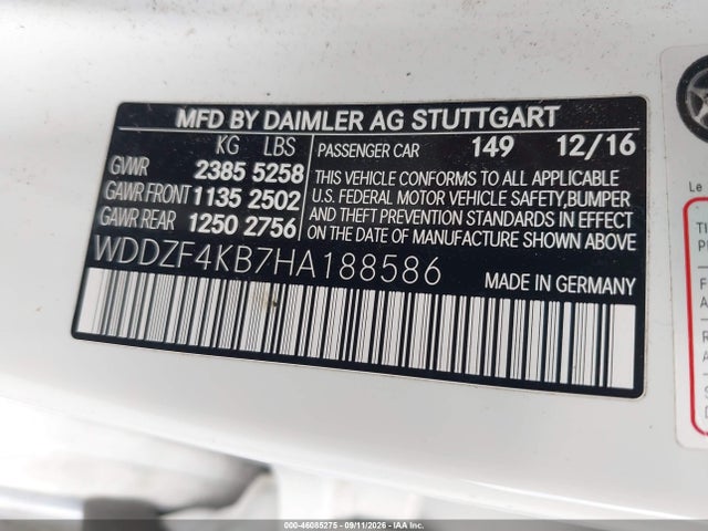2017 MERCEDES-BENZ E 300 4MATIC 9
