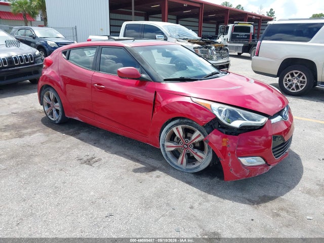 2012 HYUNDAI VELOSTER BASE W/RED/BLACK