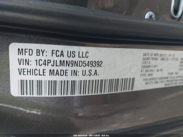 2022 JEEP CHEROKEE LATITUDE LUX FWD 9
