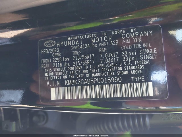 2023 HYUNDAI KONA SEL 9