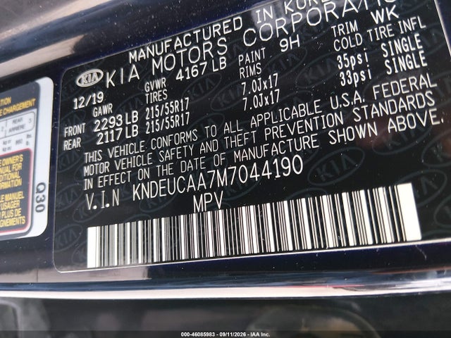 2021 KIA SELTOS S 9