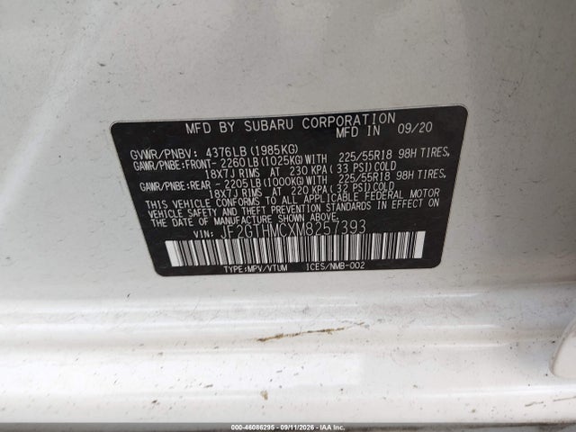 2021 SUBARU CROSSTREK LIMITED 9