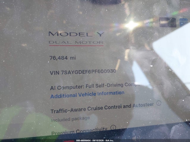 2023 TESLA MODEL Y PERFORMANCE DUAL MOTOR ALL-WHEEL DRIVE 7