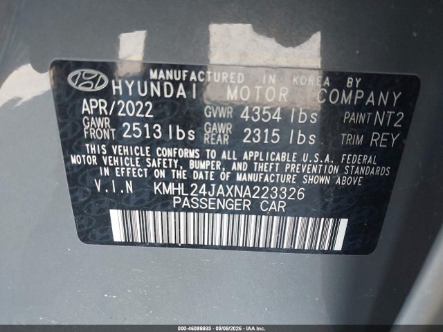 2022 HYUNDAI SONATA SE 9