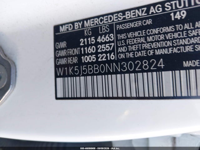 2022 MERCEDES-BENZ AMG CLA 35 4MATIC 9