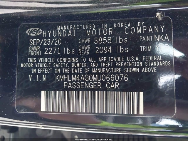 2021 HYUNDAI ELANTRA SEL 9