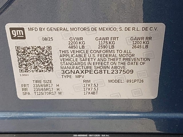 2026 CHEVROLET EQUINOX AWD LT 9