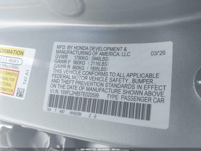 2026 HONDA CIVIC SPORT 9