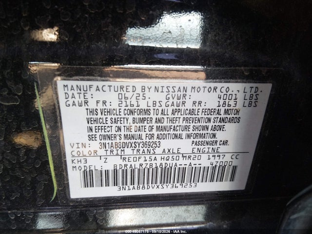 2025 NISSAN SENTRA SR 9