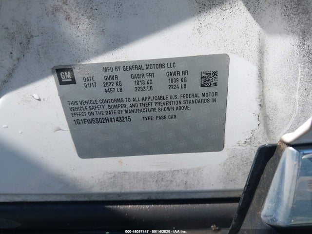 2017 CHEVROLET BOLT EV LT 9