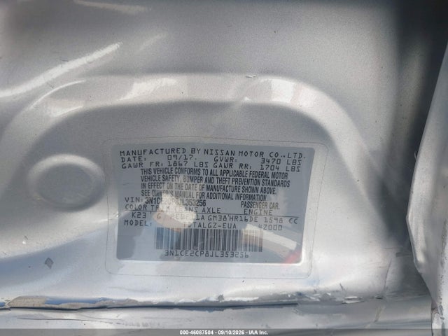 2018 NISSAN VERSA NOTE SR 9